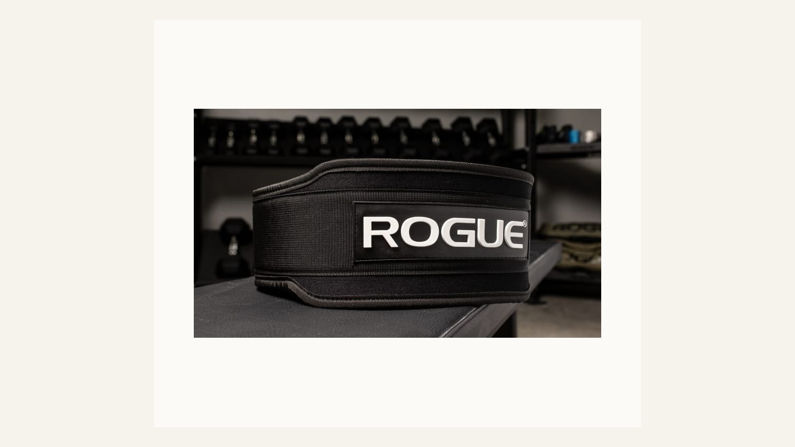 Rogue 5 inch nylon weightlifting belt