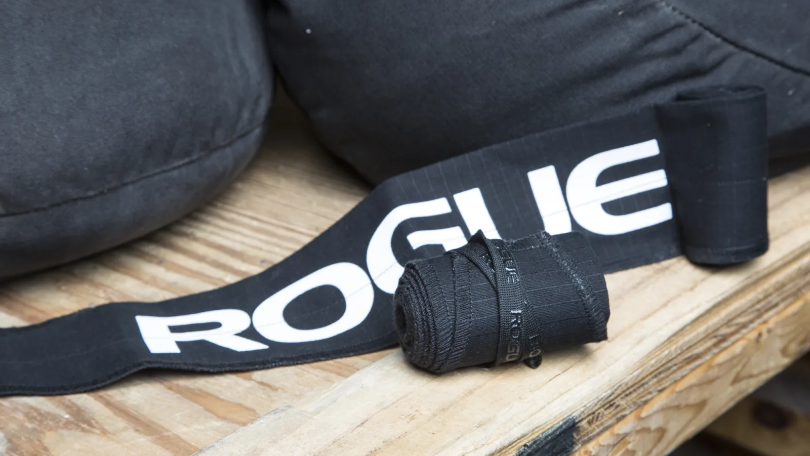 Rogue Wraps gray blue twist tight wrist support